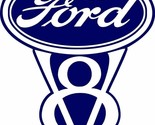 Ford V8 Laser Cut Metal Sign - $59.35