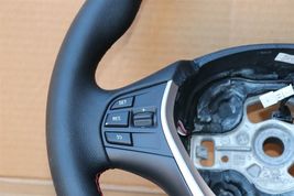 12-18 BMW F30 Sport Steering Wheel w/ Cruise BT Volume W/O Paddles -RED STITCH image 3