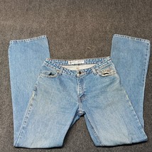 Harley Davidson Jeans Women 6 Long Blue Bootcut Mid Rise Cotton Pants - £17.97 GBP