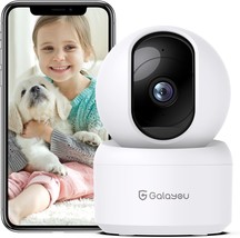 Galayou Indoor Security Camera 2K, Pet Camera, 360 Degree Wifi Home Security - $31.95