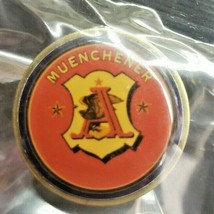 Vintage Budweiser Anheuser Busch Muenchener Hat / Lapel Pin Pinback NIP - £15.97 GBP