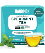 Spearmint Tea Bags for PCOS Relief (100 Herbal Tea Bags) |Refreshing Min... - $340.24 MXN
