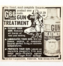 1968 Jet Aer G66 Gun Treatment Cleaner Polish Advertisement Hunting E91E - $19.99