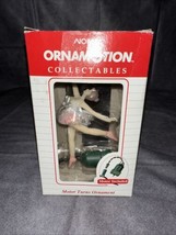 Vintage 1989 Noma Spinning Ballerina Pink Tutu Ornamotion Ornament  Works - £8.22 GBP