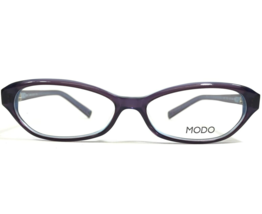 MODO Eyeglasses Frames MOD 3008 PUR Blue Clear Purple Cat Eye Full Rim 51-14-140 - £90.93 GBP