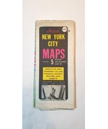 VIntage &quot;Nester&#39;s New York City Maps&quot; Tourist Folding Illustrative Map &#39;... - £28.51 GBP