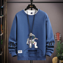 English Round Neck Spaceman Sweater Men&#39;s Loose Casual - £21.86 GBP+