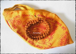 Gomukhi Japa Mala Bag For Mantra Japa Meditation Hindu Yoga With Rudraksha Mala - £11.45 GBP