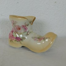 James Kent Staffordshire England Old Foley Porcelain Boot Shoe Planter Vtg 1950s - £7.64 GBP