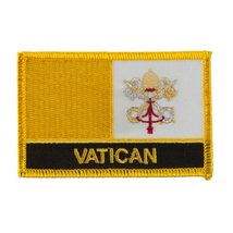 New Europe Flag Embroidered Patch - Vatican OSFM - $4.99