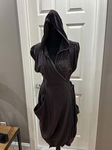 Beatrice B Hooded Wrap Dress with Pockets Size 8 - $49.50