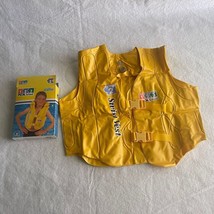 Swim Vest Intex Wet Set Yellow Inflatable Step 2 Pool School Kids Vintag... - £15.73 GBP