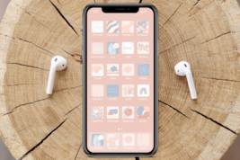 Ios 14 icon canva templates rose  3  thumb200