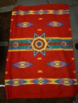 St. Labre Indian School Polyester Throw Blanket Montana Southwestern 58 ... - $19.79