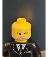 LEGO Knights King Jayko Minifigure Head Replacement Yellow Gray Beard - $13.70 CAD