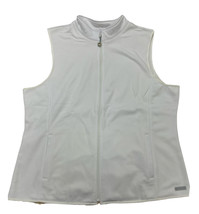 Med Couture Performance Fleece Vest for Women White XX-Large - £27.24 GBP