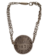 WWI ID Bracelet Named Alphonse Adzigeri Bracelet Verviers Liege 1890 No.... - $202.32 CAD