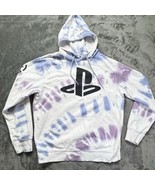 PlayStation Hoodie Medium Graphics On Front And Sleeves Tie Dye - $17.76 CAD