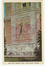 Vintage Postcard Sun Dial Singing Tower Lake Wales Florida 1960&#39;s Unused - £5.51 GBP