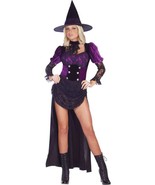 Burlesque Victorian Witch Sexy Fancy Halloween Costume Adult Size Small ... - $41.09 CAD