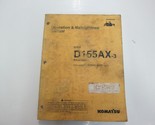 Komatsu Super D155AX-3 Bulldozer Operation &amp; Manutenzione Manuale Vetrata - $27.97