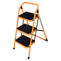 Non Slip 3 Steps Ladder Stool Folding Ladder Safety Tread Kitchen Home U... - £56.08 GBP