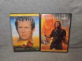 Lot of 2 Mel Gibson Movie DVDs: The Patriot, Braveheart - £7.46 GBP