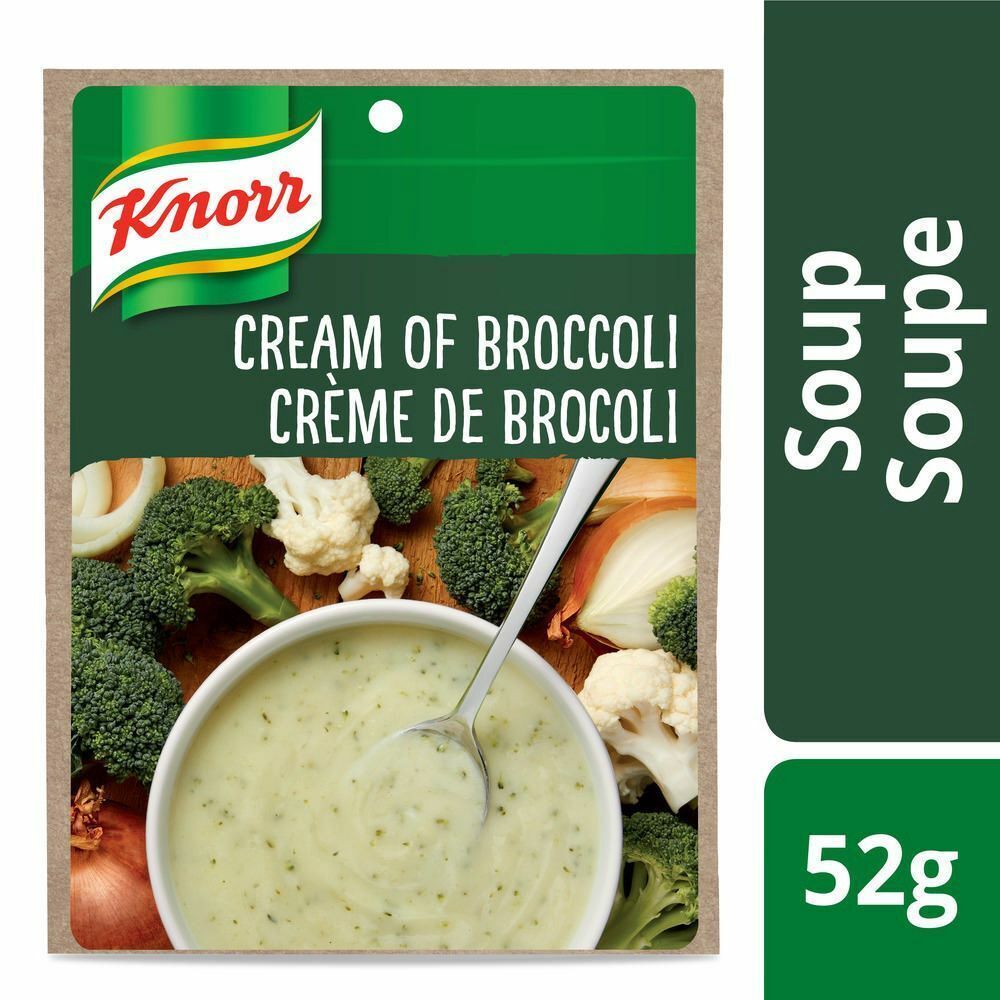 Primary image for 12 X Packs Knorr Cream Of Broccoli Dry Soup Mix 52g Each-From CA Free Shipping