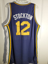 Adidas Swingman NBA Jersey Utah Jazz John Stockton Navy sz 3XL - $59.39