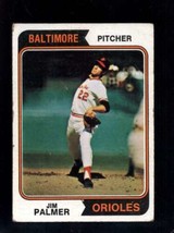 1974 Topps #40 Jim Palmer Vg Orioles Hof *X106854 - £3.86 GBP