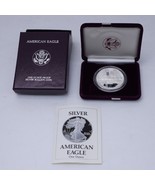 1989-S American Eagle 1oz Proof Silver Bullion Coin in Box with COA - $126.04 CAD