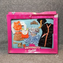 Vintage 1998 University Barbie Fashions 3 Outfits Mattel 68683 Sealed OR... - £27.93 GBP