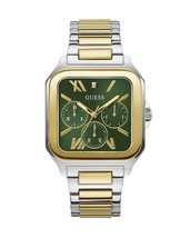 Guess Men&#39;s Analog Quartz Green Dial Watch GW0631G1 Stainless Steel 42mm - £78.01 GBP