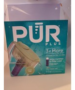 PUR Plus Water Pitcher Filtration System, 11 Cup, Blue, Filter Change Li... - $36.52 CAD
