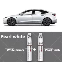 For Tesla Model Car Paint repair pen Car touch up pen Black white  wheel... - $22.99