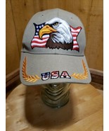  EAGLE 3D Embroidered Baseball USA American Flag Stars Stripes Baseball ... - £31.02 GBP
