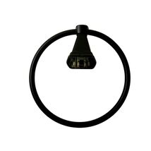 Delta FLY46-MB-R Flynn Wall Mount Single Towel Ring - Matte Black READ - $12.90