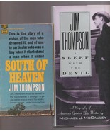 Jim Thompson&#39;s South of Heaven + bio Sleep With the Devil both 1st print... - $40.00