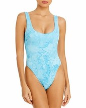 MSRP $195 Vitamin A Reese One Piece Blue Size Medium - £32.21 GBP