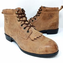 *READ* Ariat Heritage Ranger Kiltie Lacer Leather Work Boots - Men&#39;s Siz... - $760.56 MXN