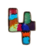 Vintage Stained Glass Suncatcher Number # 4 Multicolor 5&quot; Tall Cake Topp... - £11.80 GBP