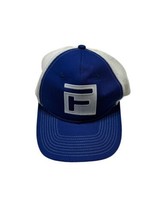 Port Authority F Blue &amp; White Mesh Snapback Hat - $9.00