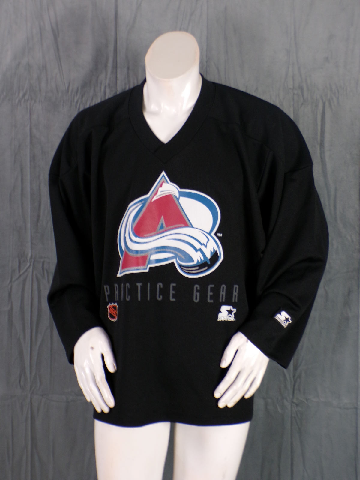 Primary image for Colorado Avalanche Jersey (VTG) - Practice Gear by Starter - Men's Large 