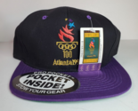 Atlanta 1996 Olympics Hat Snapback Deadstock Cap Adjustable NWT Pro Pock... - £27.59 GBP