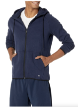 Essentials Men&#39;s Tech Fleece Full-Zip Hooded Active Sweatshirt, Navy, Large - $11.04