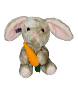 Applause Plush Bunny Rabbit Carrot Vintage 1985 Brown Stuffed Wallace Be... - €13,43 EUR