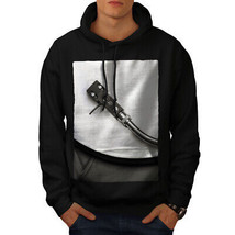 Wellcoda Vintage Player Old Music Mens Hoodie, Old Casual Hooded Sweatshirt - £25.67 GBP+