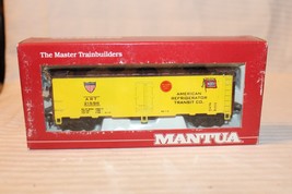 HO Scale Mantua, 41&#39; Box Car, American Refrigerator, Yellow, #21596 - 733-139 - £19.81 GBP