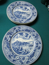 Johnson Bros Historical Chicago, N Y, Boston Soup Dinner Plates Oval Tray Pick - £64.24 GBP+