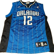 Adidas NBA Orlando Magic #12 Dwight Howard Basketball Jersey Youth M Blue Stripe - £14.60 GBP